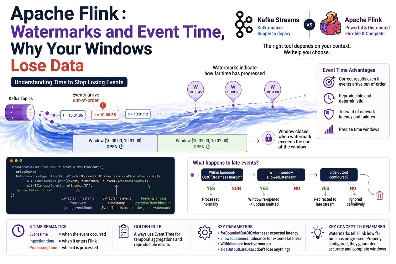Apache Flink: Watermarks and Event Time, Why Your Windows Lose Data
