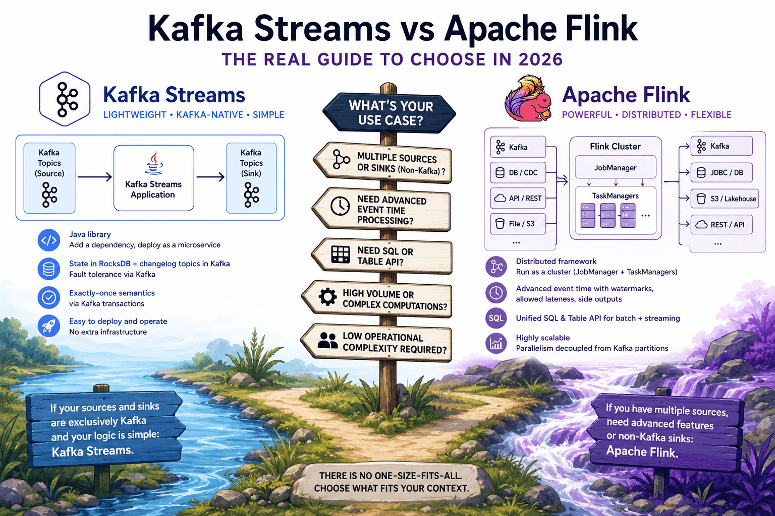 Kafka Streams vs Apache Flink: The Real Decision Guide for 2026